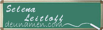 Selena Leitloff Visitenkarte